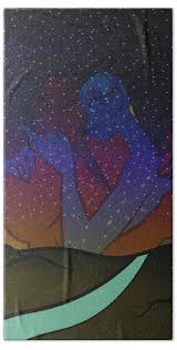 Geb and Nut Beach Towel