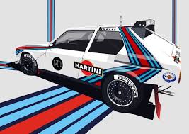 Tribute To Lancia Delta S4 Lancia Delta Motorcycle Illustration Automotive Artwork