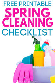 See how many things you can. Free Printable House Cleaning Checklist To Help You Rock Spring Cleaning Organize Declutter