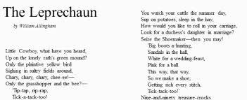 We went on a mission to create a playlist of the best clean rap songs for kids. Poem The Leprechaun By William Allingham