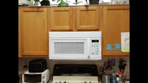 Perhaps you live in a cramped apartment and don't have room for an oven hood. Over Range Microwave Install Youtube