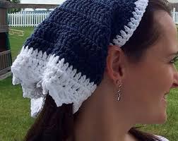 Instant Download PDF Crochet Pattern to Make a Womens Mesh Hood Head Scarf  Hairnet Hair Wrap One Size 4 Ply Yarn