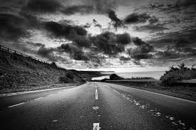 Black And White Road A Road Winds Off Into The Distance Black And White By Macinivnw Black And White Photography Road