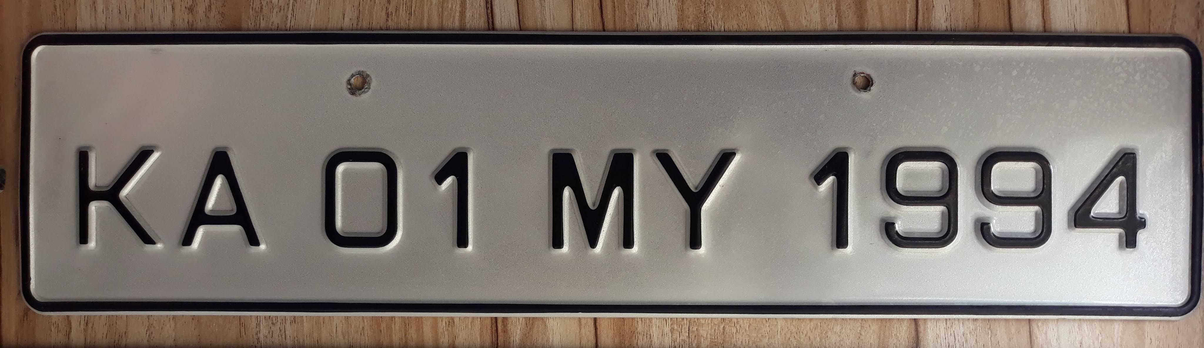 EURO number plate product image