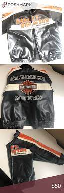 Youth Harley Davidson Leather Jacket Great Condition Youth Harley Davidson Leather Jacket Harley Harley Davidson Leather Jackets Leather Jacket Unisex Jacket