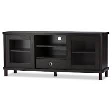 Oriental furniture 48 tv cabinet, chinese black lacquer tv stand Walda 60 Wood Tv Cabinet With 2 Sliding Doors And 1 Drawer Dark Brown Baxton Studio Target
