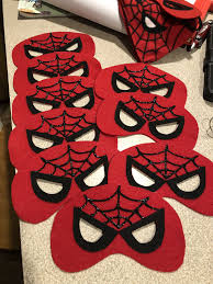 Diy Spiderman Masks Fasnacht Basteln Kinder Superheld Geburtstagsfeier Fasching Basteln Mit Kindern