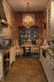Pin By Brenda Bowerman On Home Garden Cozy Kitchen Kitchen New York Brick Kitchen