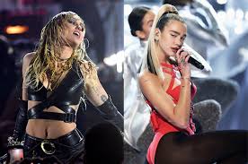 Dua lipa, the blessed madonna, madonna, missy elliott. 5 Iconic Moments From Miley Cyrus Dua Lipa S Prisoner Vid