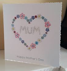 Mothers day cards to make. Handmade Mother S Day Cards Tutorial Using Swarovski Flatback Crystals Crystal And Glass Beads Blog