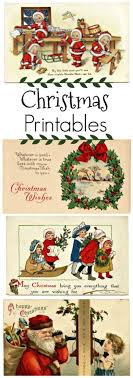 As this is only our second year running free vintage art, we have a relatively small collection of vintage holiday images here. Diy Vintage Christmas Cards 23 Free Printables Town Country Living