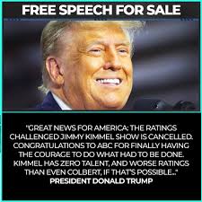 Trump DELIGHTED With Jimmy Kimmel's Suspension https://youtu.be/o9YxopjXPCk