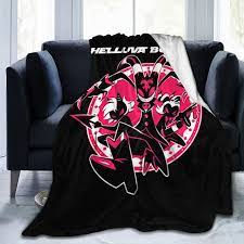 Amazon.com: Anime Manga Helluva Boss Blanket Flannel Fleece Lightweight Throw  Blankets All Seasons Bed Couch Office Outdoors 80