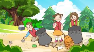 International Volunteer Day Volunteers Cleaning The Woods In International Volunteer Day Volunteer Forest Illustration Image On Pngtree Free Download On Png Cute Drawings For Kids Drawing Competition Forest Illustration
