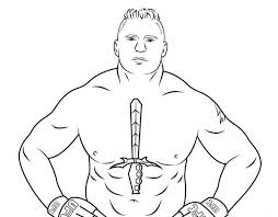 Printable World Wrestling Entertainment Wwe Coloring Pages Free Wwe Coloring Pages Brock Lesnar Coloring Pages