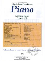 Method books are an essential tool for piano teachers. Alfred S Basic Piano Library Lesson Book 1b From Willard Palmer Et Al Buy Now In The Stretta Sheet Music Shop