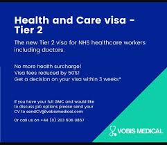 There are many different types of usa visas intended for different purposes, from travel to work and immigration. Vobis Medical The New Health And Care Visa Tier 2 For Healthcare Workers Has Finally Gone Live One More Big Change For The Better Https Www Gov Uk Tier 2 Health Care Visa Nhs Visa Uk Healthcare Facebook