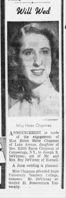 Helen Marie Chapman engagement