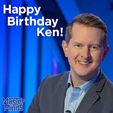 Happy Birthday to the one and only Ken Jennings! We're happy to have you as  part of the Game Show Network family. 🎂🎉