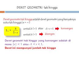 We did not find results for: Deret Geometri Tak Hingga Ppt Download