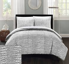 The oversized queen fills my queen duvet beautifully making it feel warm and cozy, too warm for this time of year so we didn't. Bedding Beautiful Ultra Soft Luxury Plush Chic Luxurious Faux Fur Grey Comforter Set Comforters Bedding Sets