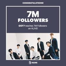 Hi what are you doing? V Live On Twitter Got7 S Vlive Channel Reached Over 7 Million Subscribers Vlive Thanks I Got7 From All Over The World That Showed Love For Got7 If You Still Haven T Followed Got7 S