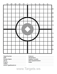 printable targets print your own sight in shooting targets