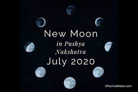 The moon is new in cancer on july 20, 2020, at 1:33 pm edt. New Moon In Pushya Nakshatra July 20 2020 Vedic Astrology