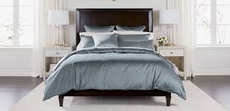 Many of our solid duvet covers can be monogrammed for a more personal touch. Salena Light Blue Cotton Blend Duvet Cover And Shams Ethan Allen