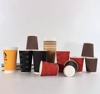Eco-Friendly Custom Ripple Wall Coffee Cups – 4oz to 24oz