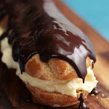 Giant Chocolate Eclair Video Recipe Video Eclair Recipe Pastry Recipes Yummy Food Dessert