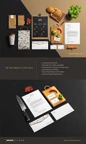 Restaurant Bar Stationery Mock Up Stationery Mockup Restaurant Mockup
