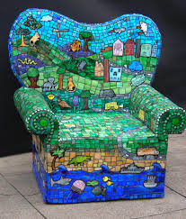 Mosaic Chair Google Zoeken Mosaic Furniture Mosaic Garden Art Mosaic Projects