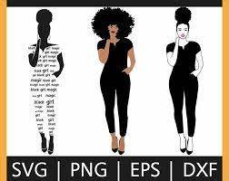 Tattoo Full Body Black Woman Silhouette Novocom Top