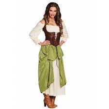 Vous aimez flâner sur les marchés médiévaux en costumes, reproduire les gestes de l'époque que ce soit avec un outil, une écuelle ou bien une épée dans les mains. Tenue De Taverniere Du Moyen Age Pour Femme