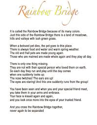 Today i wanted to share this beautiful rainbow bridge printable poem with all my fellow pet. Idioms Poems