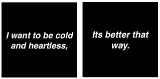 I Want To Be Cold And Heartless It S Better That Way Radley Said Travis Scowled Easier Not Better He Corrected Gently Words Writing Writing Prompts
