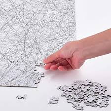 2020 world series cody bellinger & mookie betts jigsaw puzzle. Bgraamiens Puzzle The Lines 1000 Pieces Black And White Simple Fashion Challenge Blue Board Jigsaw Puzzles Pricepulse