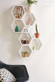 15 Amazing Hexagon Shelf Ideas Unique Wall Shelves Wall Shelves Design Decor