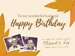 Add your images and wishes to the template and create a lovely sweet birthday greeting card. Autumn Style Happy Birthday Wishes Card Maker Create Custom Photo Cards Online Fotor