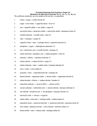 How to balance equations printable worksheets from balancing equations worksheet 1 answer key , source:thoughtco.com. 49 Balancing Chemical Equations Worksheets With Answers