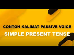Hi, englishcoo tidak membantu menjawab pertanyaan dari soal tes atau sejenisnya. Contoh Kalimat Passive Voice Simple Present Tense Youtube