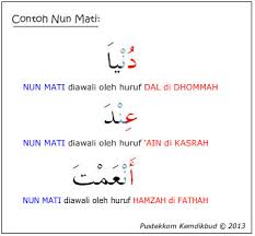 Cara membacanya adalah seperti menyuarakan mim rangkap atau ditasyidkan dan wajib dibaca dengung. Hukum Nun Mati Tanwin Dan Mim Mati