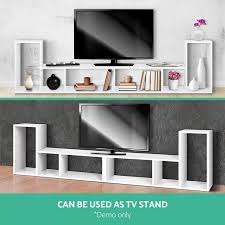 We offer a wide ra. Artiss Diy Display Cube Shelf Sidetable Cabinet Storage Ladder Tv Unit Bookcase Buy Entertainment Units 9350062077702