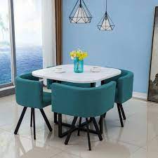 Biondo 4 Person Dining Set Dining Room Small Small Dining Table Coffee Table To Dining Table