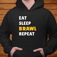 Brawl star team skins el brown sally leon leonard carl brawlers clothes classic tshirt. Brawl Sleep Repeat Eat Sweatshirt Brawl Spezielle Anlasse Arbeitskleidung Sweatshirts