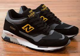 Black And Yellow New Balance Shoes New Balance 1500 Black Yellow M1500by Reissue Sneakernews Com In 2020 New Balance Sneakers New Balance Sneakers
