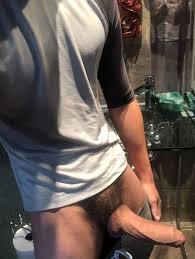 With a big erection in the bathroom - Amateur Straight Guys Naked -  guystricked.com