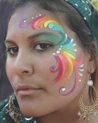 rainbow face painting ideas