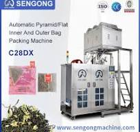 Automatic Organic Strawberry Black Tea Packing Machine Pyramid/Flat Inner and Outer Bag